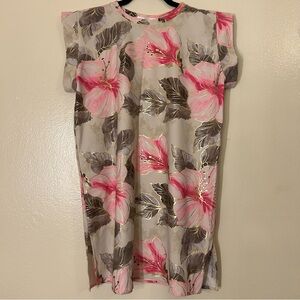 Jennafer Grace pink, cream and gold tunic with belt